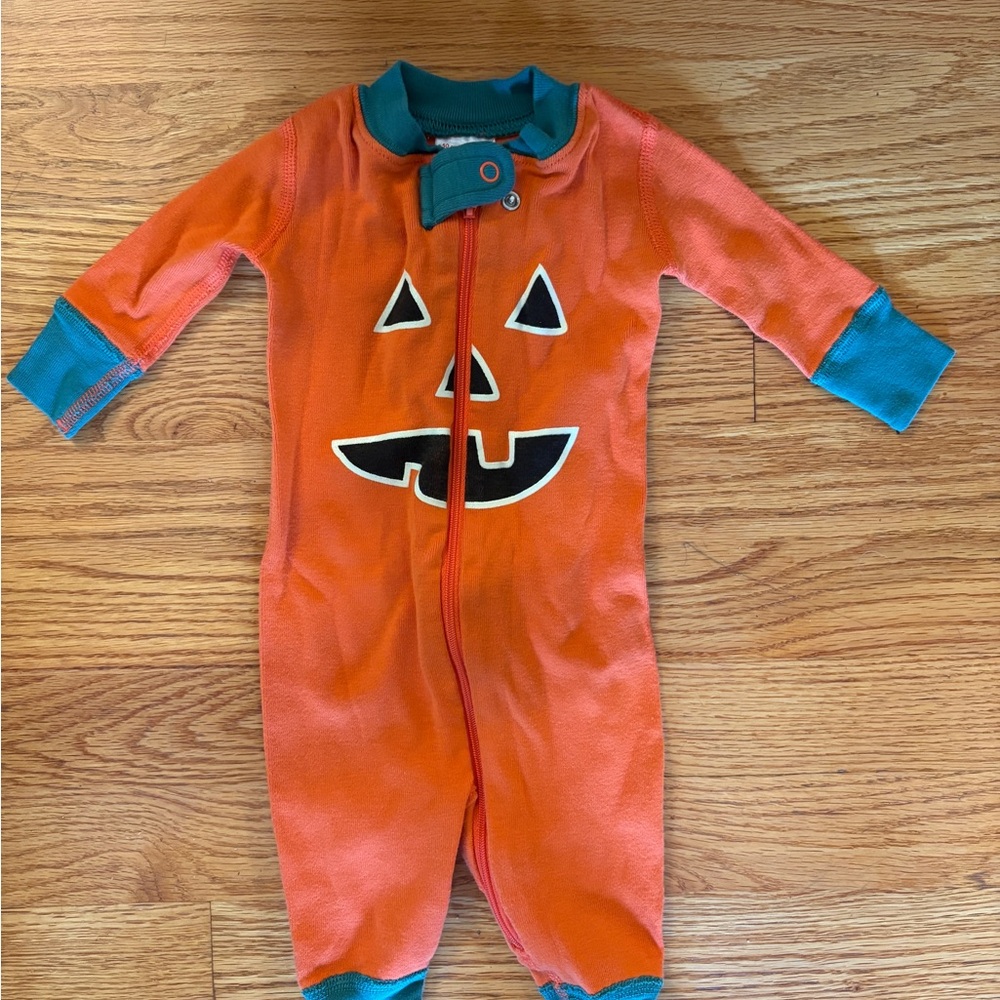 Orange Pumpkin Hanna Andersson Sleeper 0-3 M